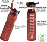 Sodeno 32oz Motivational Sports Water Bottle